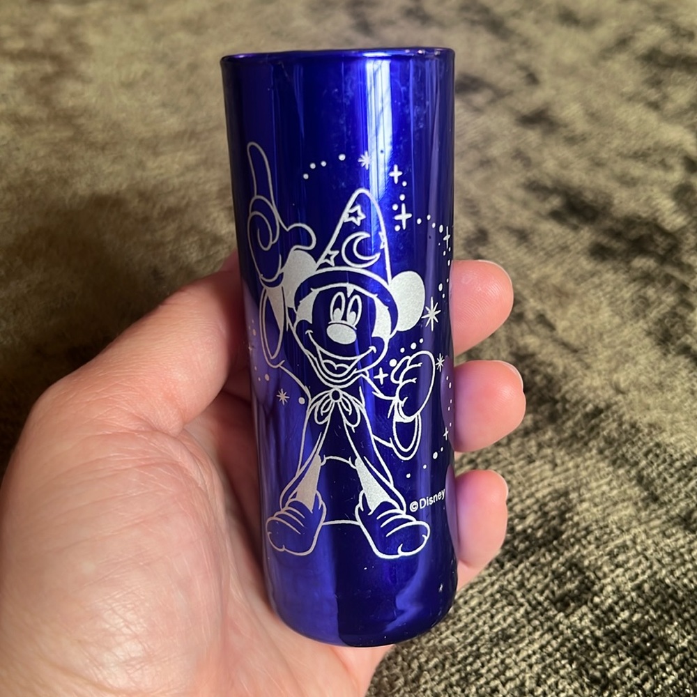 Disney shooter shot glass